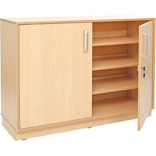 Schrank abschließbar auf SockelBreite 118cm